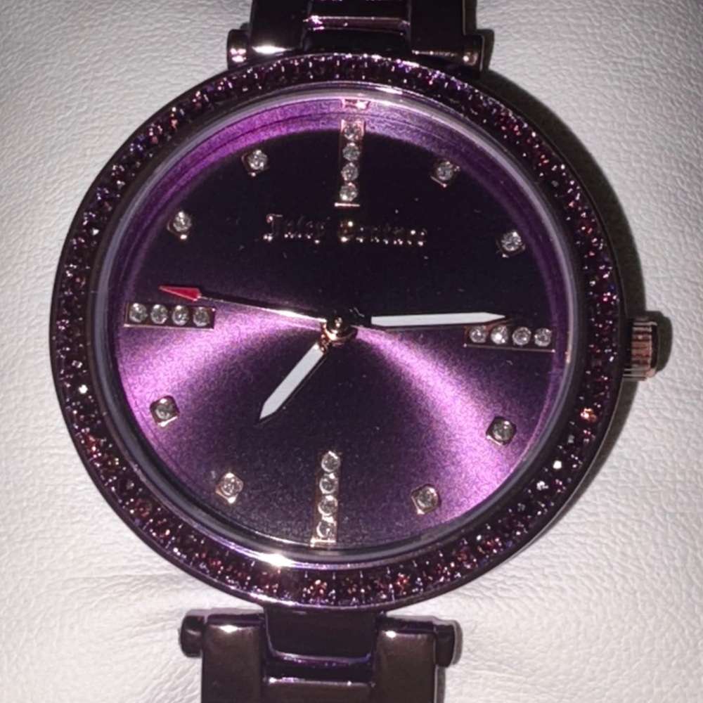 New Juicy Couture Purple Metallic Women’s Watch